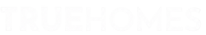 White TRUEHOMES Wordmark on Transparent Background